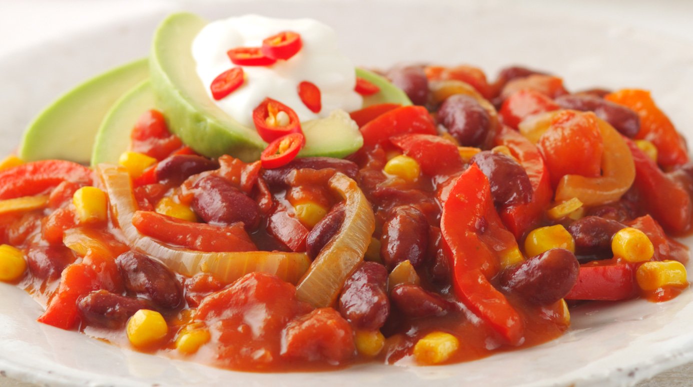 Red bean and pepper chilli