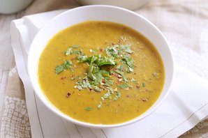 Care Free Carrot and Red Lentil Soup