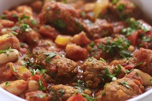 Bean and Pork Meatballs