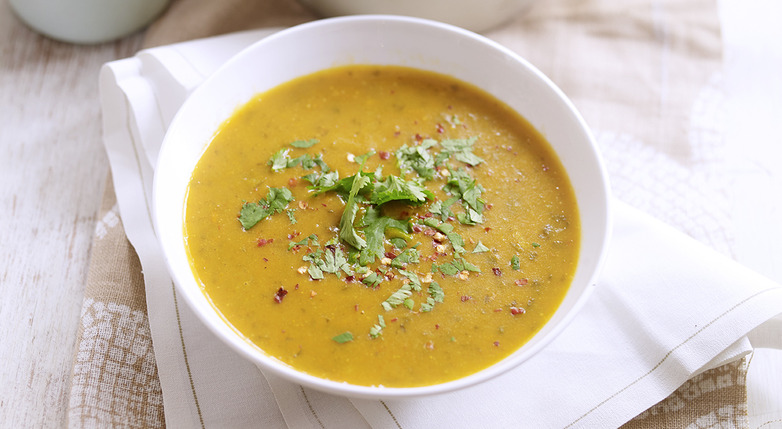 Care Free Carrot and Red Lentil Soup