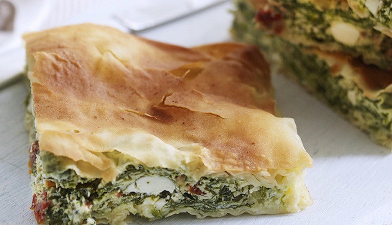 Spinach & Filo Paradise Pie