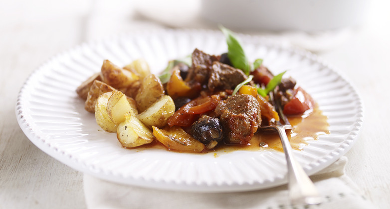 Happy n Hearty Beef Stew & Baby Roasties