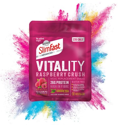 Raspberry Crush Advanced Protein Meal Replacement Shakes 235 Cal