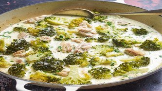 Keto Ready Creamy Garlic and Parmesan Chicken Casserole 