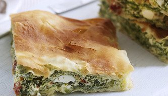 Spinach & Ricotta Filo Paradise Pie