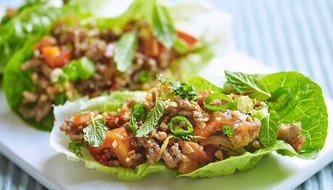 Spiced Minced Pork lettuce Cups