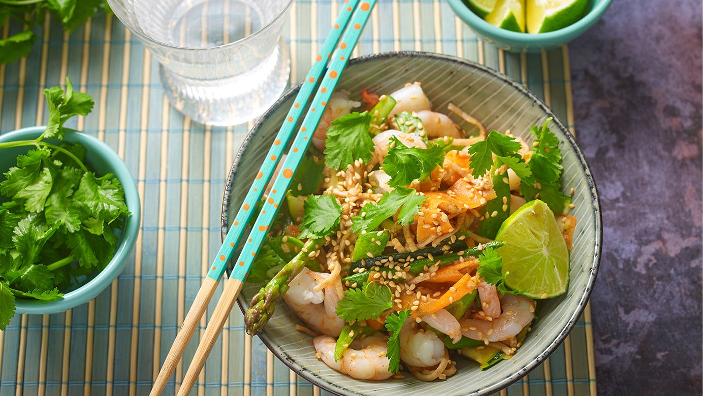 August – Thai vegetable noodle salad
