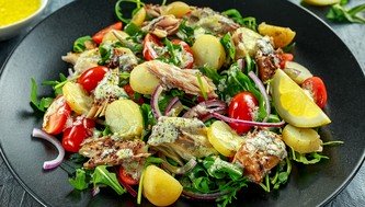 Mackerel & Egg Potato Salad