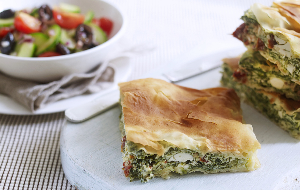 Spinach & Ricotta Filo Paradise Pie