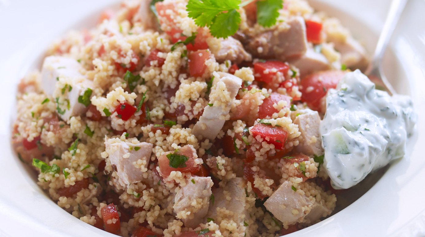 Moroccan chicken and couscous