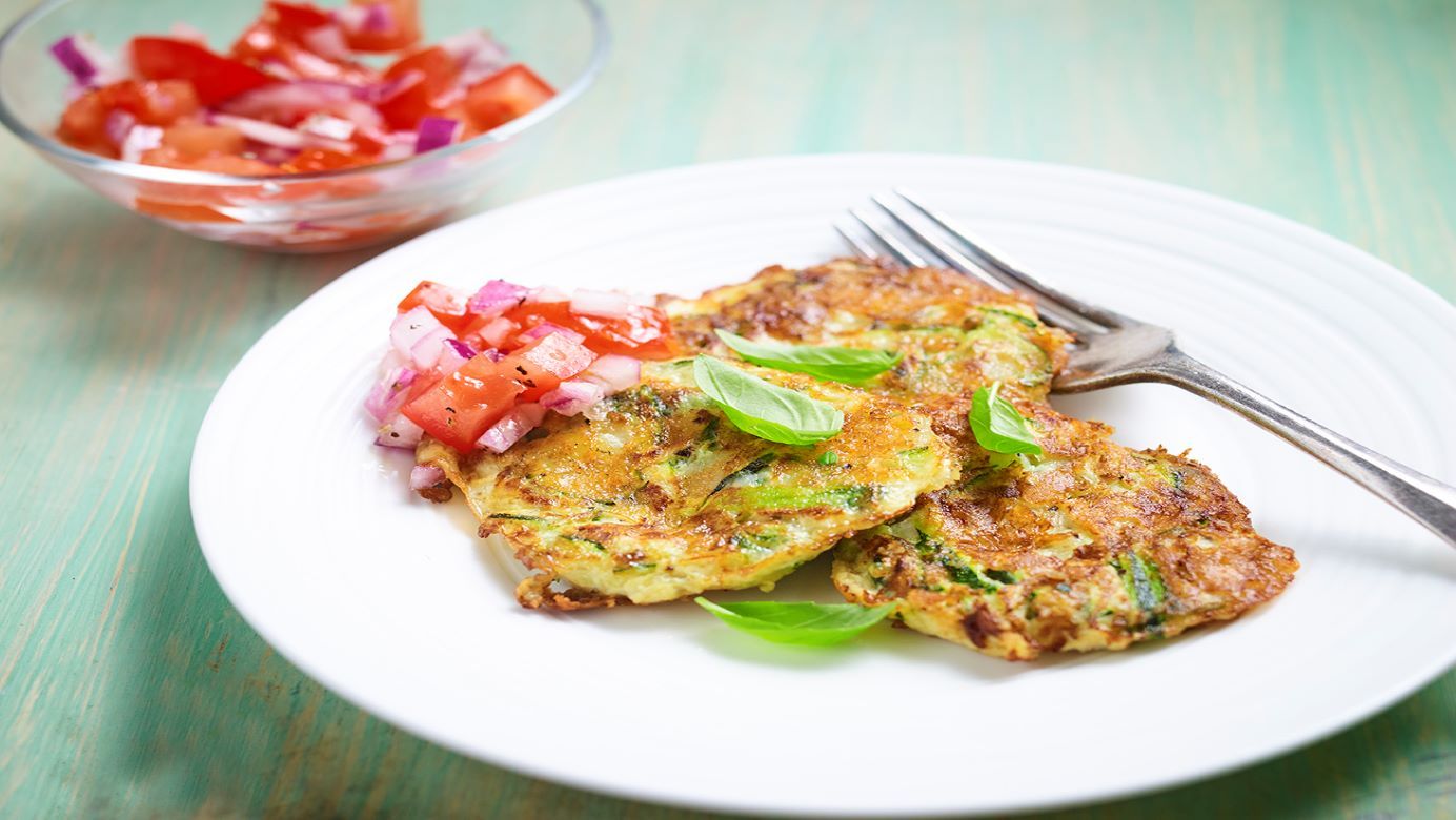 Keto Ready Baked Courgette Fritters