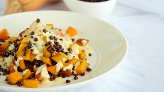 Butternut squash, nut & tahini